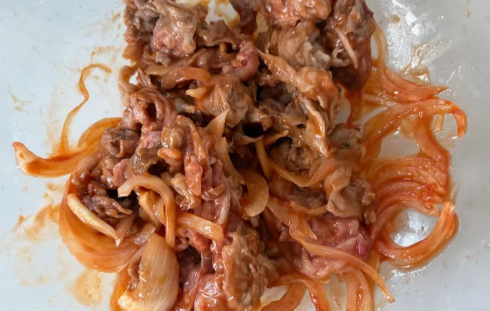 加熱後、全体を混ぜた画像（撮影：エニママ）