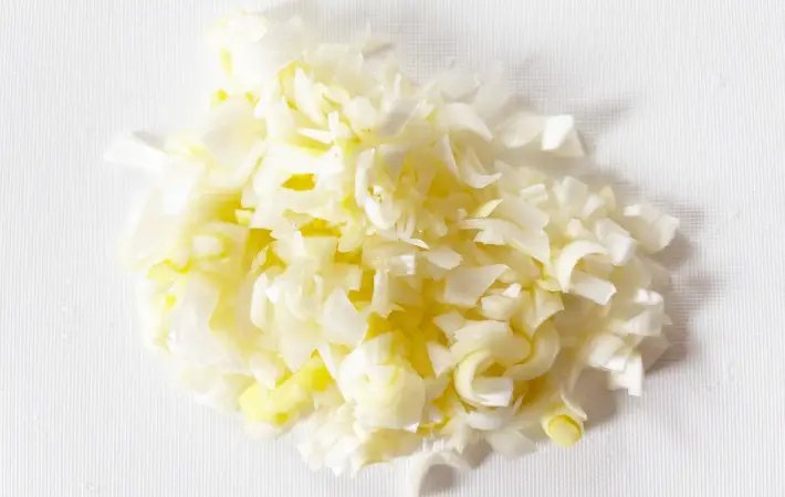 刻んだ長ネギの画像（撮影：エニママ）