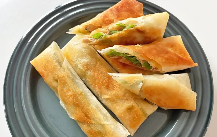 『ピーマン入り春巻き』の完成写真（撮影：エニママ）