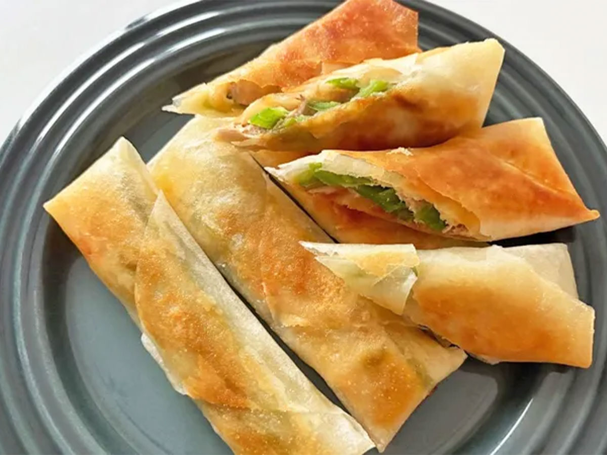 『ピーマン入り春巻き』の完成写真(撮影:エニママ)