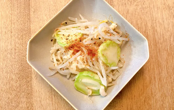 ナムル完成写真（撮影：エニママ）