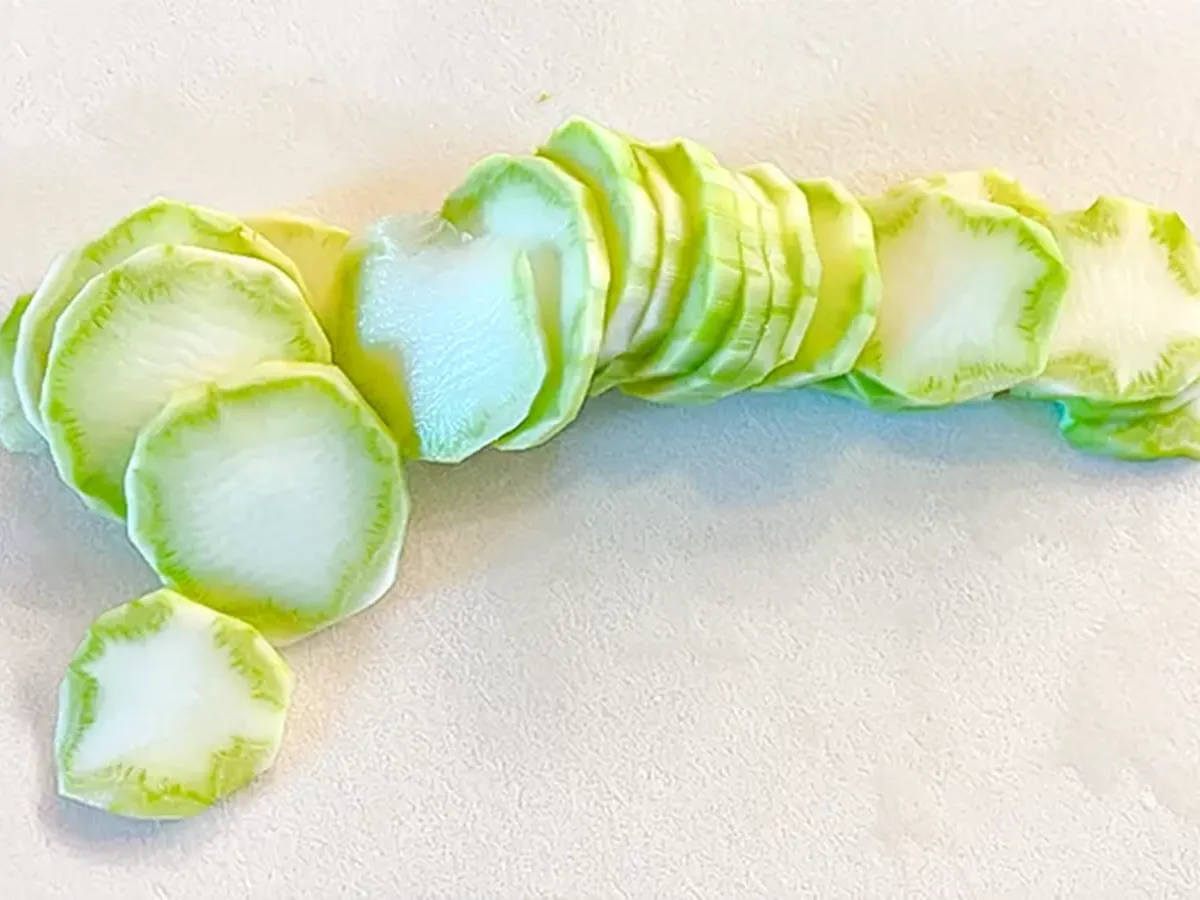 ブロッコリーの茎の写真(撮影:エニママ)