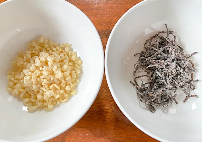 『おたぬさん』の材料の写真（撮影：エニママ）