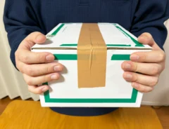 ダンボールの写真(撮影:grapeライフハック編集部)