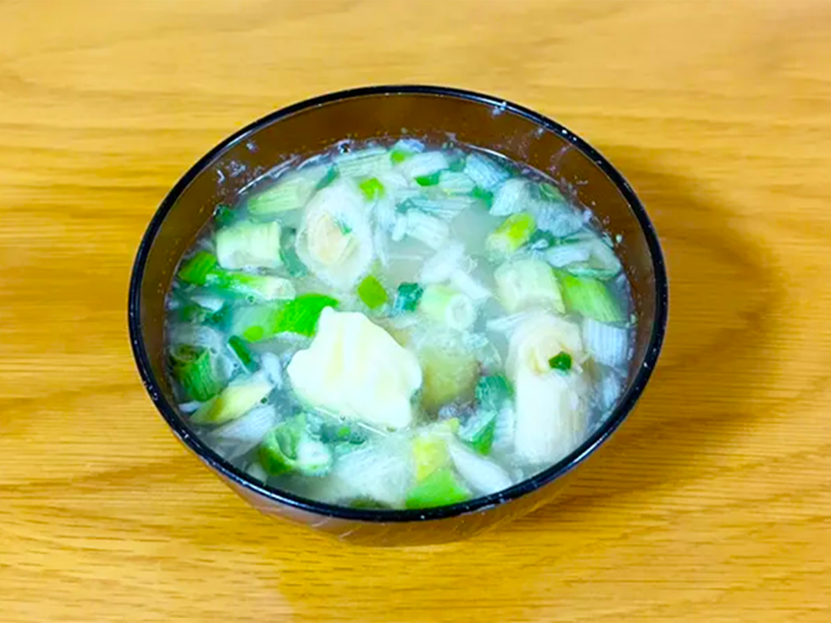 みそ汁の写真（撮影：grapeライフハック編集部）