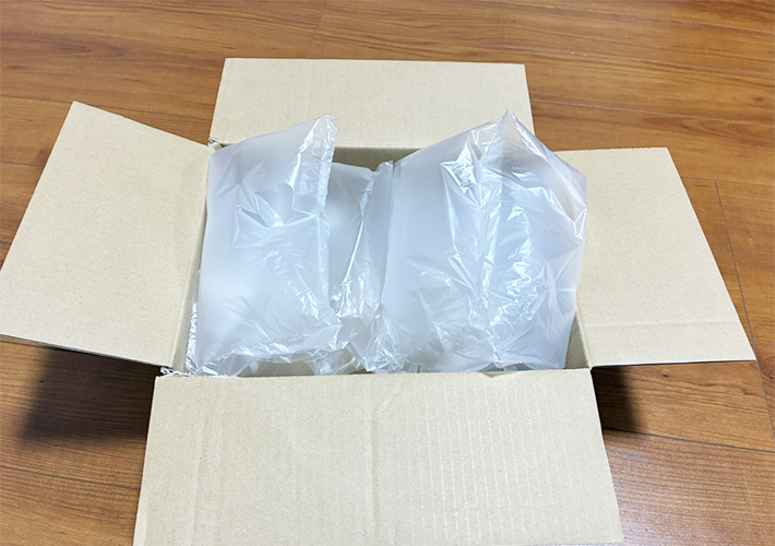 エアクッションの活用写真（撮影：grapeライフハック編集部）