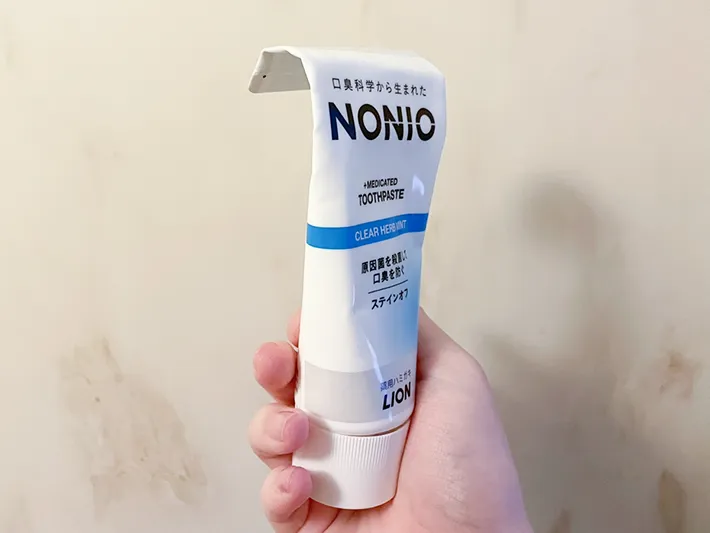 歯磨き粉の写真（撮影：grapeライフハック編集部）