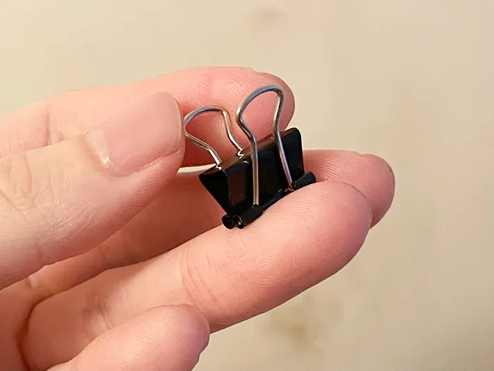 ダブルクリップの写真（撮影：grapeライフハック編集部）