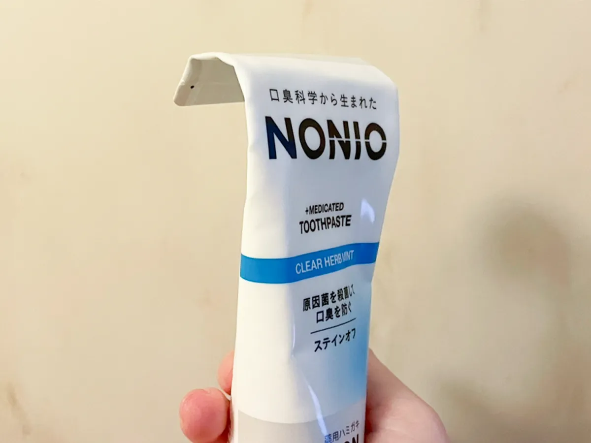 歯磨き粉の写真（撮影：grapeライフハック編集部）