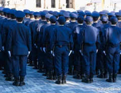 『街を守る警察官』の写真