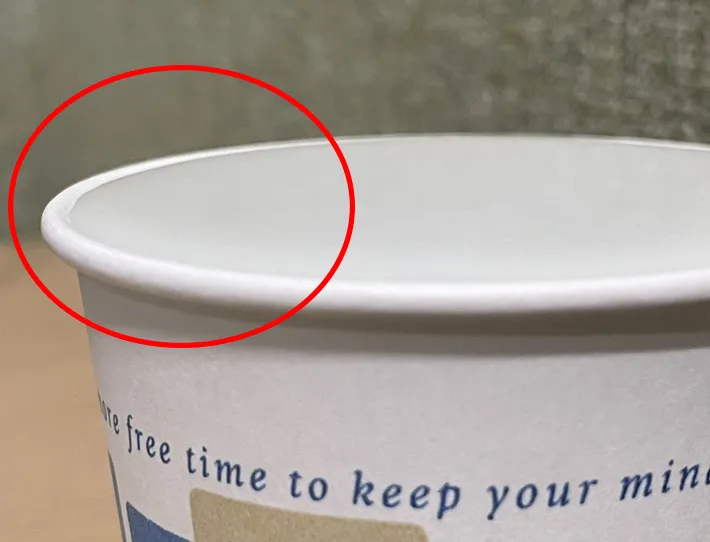 表面張力の例（撮影：grapeライフハック編集部）