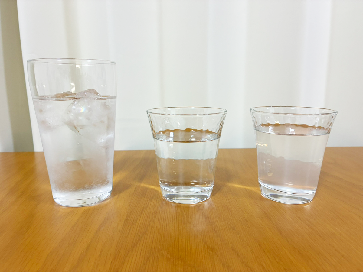 水道水の写真（撮影：grapeフード編集部）