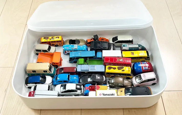 『やわらかポリエチレンケース』の使用写真（撮影：Classy Life）