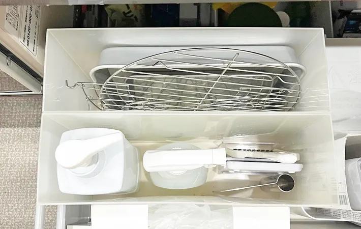 『再生ポリプロピレン入りファイルボックス』の使用写真（撮影：Classy Life）