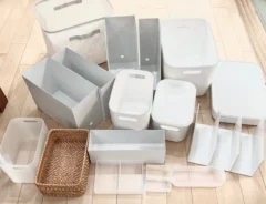 『無印良品の収納用品』の写真（撮影：Classy Life）