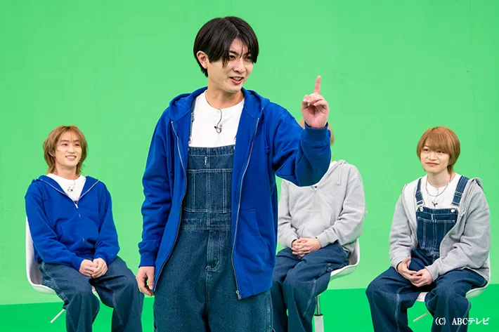 『ナニワでバンザイ！自分トリセツ2.0』に出演するアイドルグループ・B&ZAI