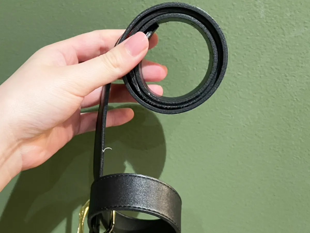 ベルトの写真（撮影：grapeライフハック編集部）