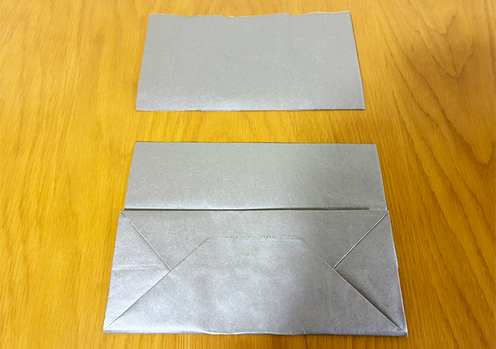 紙袋の活用写真（撮影：grapeライフハック編集部）