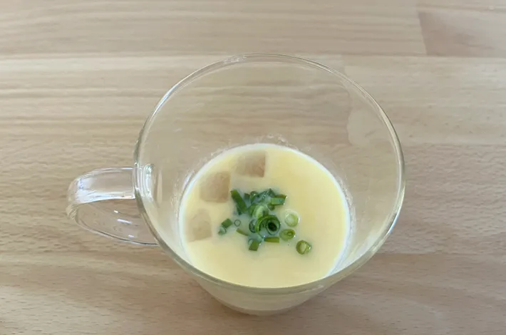 おでんの煮汁で作った茶碗蒸しの写真（撮影：grapeフード編集部）