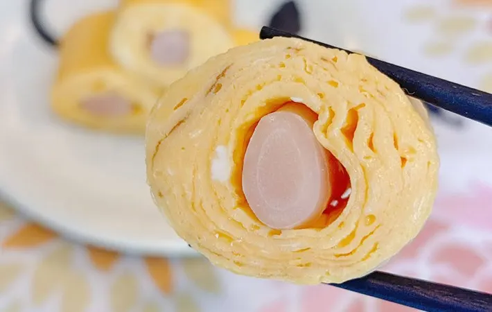 『玉子のくるくる巻き』の完成写真（撮影：キジカク）