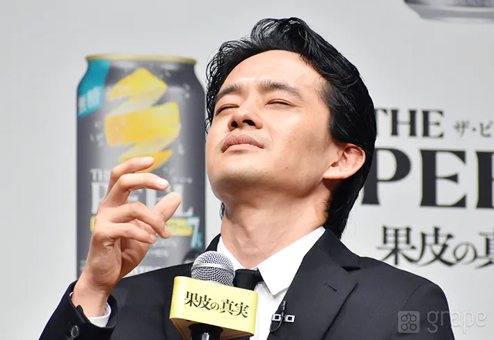余韻を感じる池松壮亮さん（撮影：grape芸能編集部）