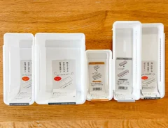 『伸縮収納トレー』シリーズ5種類の写真（撮影：Classy Life）