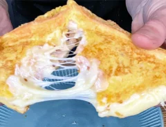 完成した『絶品ホットサンド』の写真