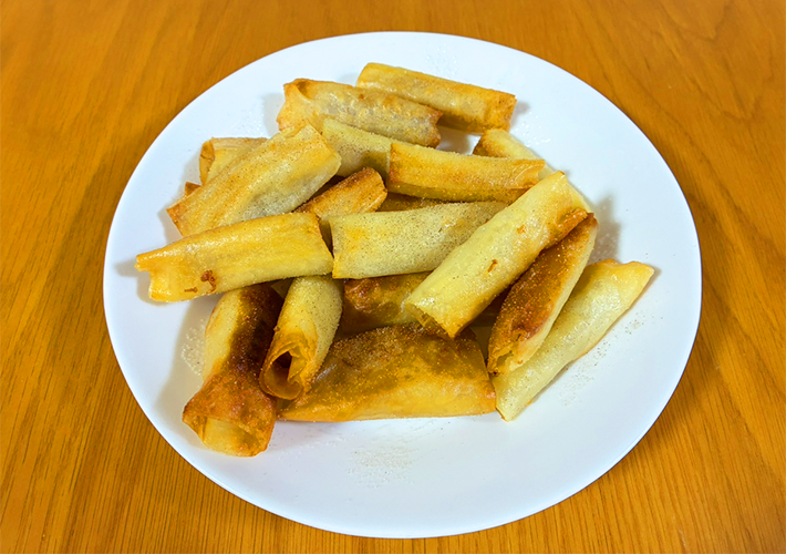 エノキの春巻きレシピの写真（撮影：grapeフード編集部）