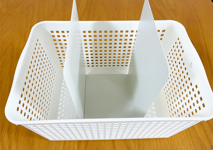 タッパー収納の写真（撮影：grapeライフハック編集部）