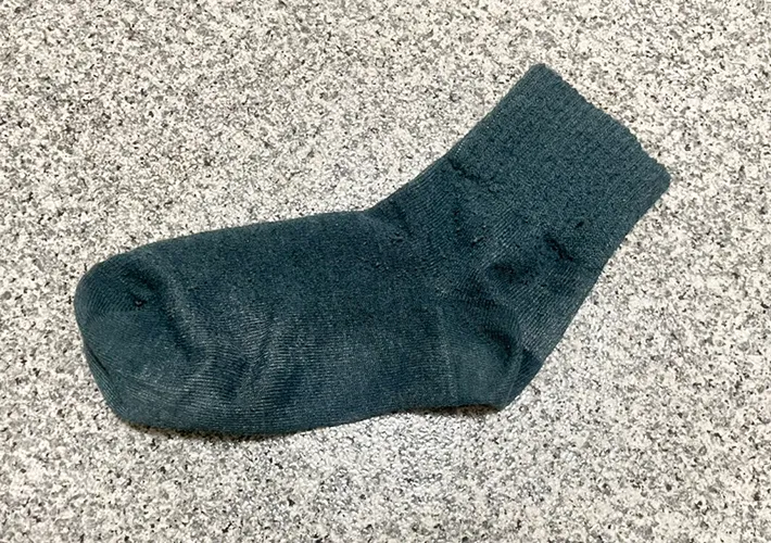 靴下の写真（撮影：grapeライフハック編集部）