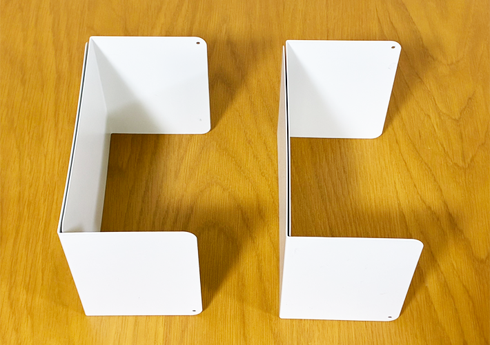 ブックエンドの活用写真（撮影：grapeライフハック編集部）