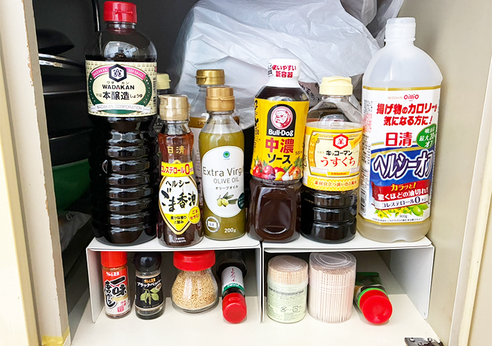 ブックエンドの活用写真（撮影：grapeライフハック編集部）