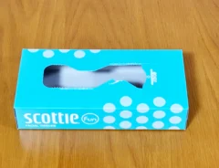 ティッシュの空箱の活用写真（撮影：grapeライフハック編集部）
