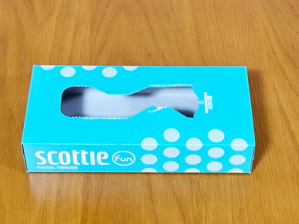 ティッシュの空箱の活用写真(撮影:grapeライフハック編集部)