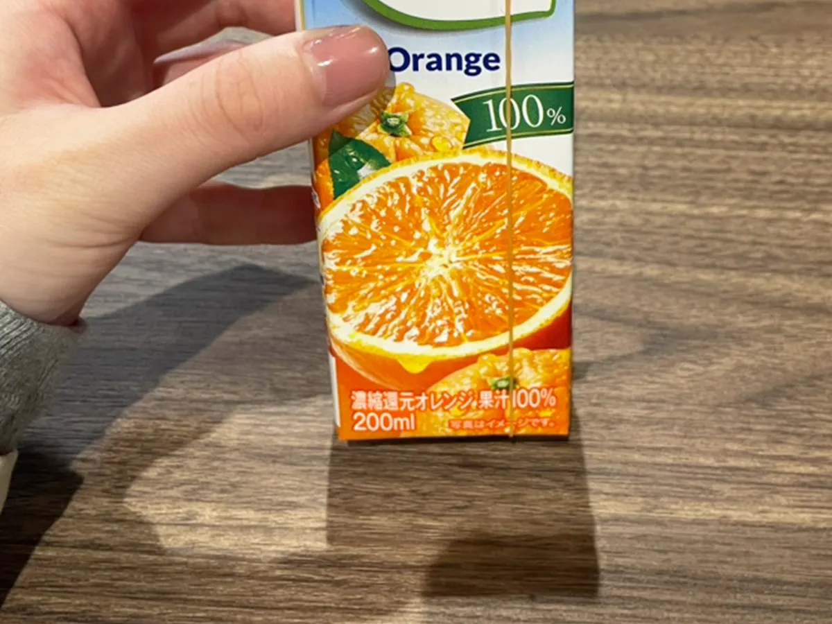 紙パックの写真（写真撮影：grapeライフハック編集部）