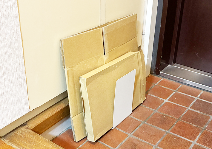 ブックエンドの活用写真（撮影：grapeライフハック編集部）