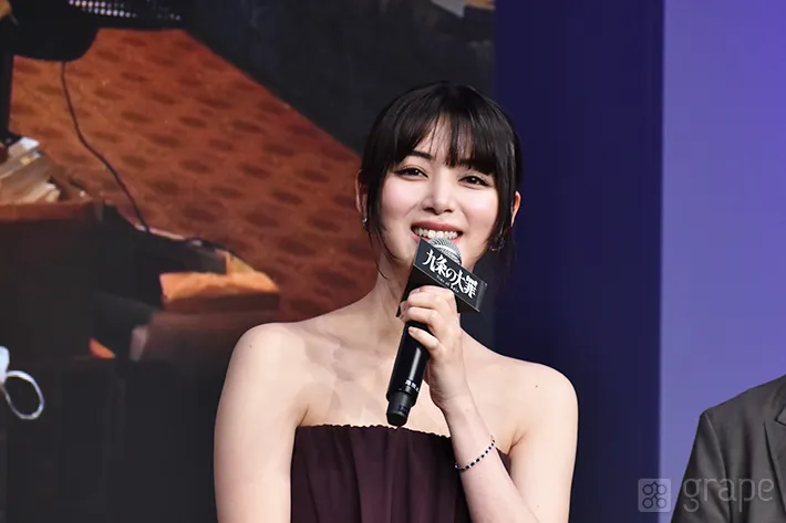 『九条の大罪』配信直前イベントに登壇した池田エライザさん（撮影：grape芸能編集部）