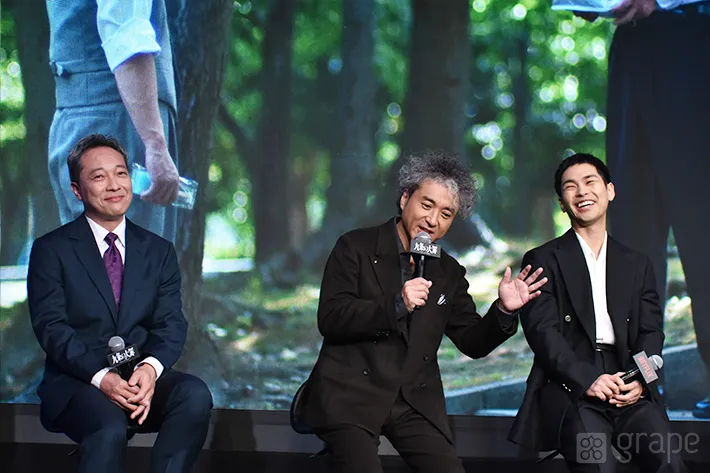 『九条の大罪』配信直前イベントに登壇したムロツヨシさん（撮影：grape芸能編集部）