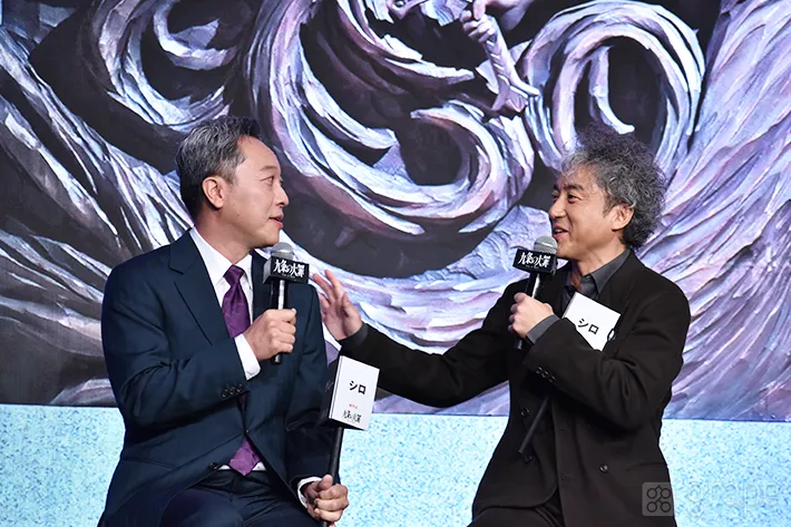 『九条の大罪』配信直前イベントに登壇したムロツヨシさんと音尾琢真さん（撮影：grape芸能編集部）