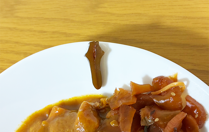 福神漬けの写真（撮影：grapeフード編集部）