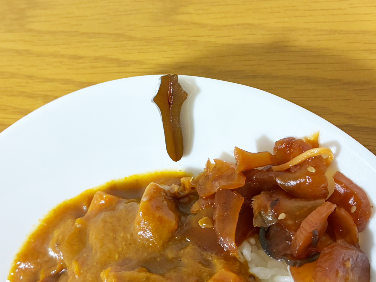 福神漬けの写真(撮影:grapeフード編集部)