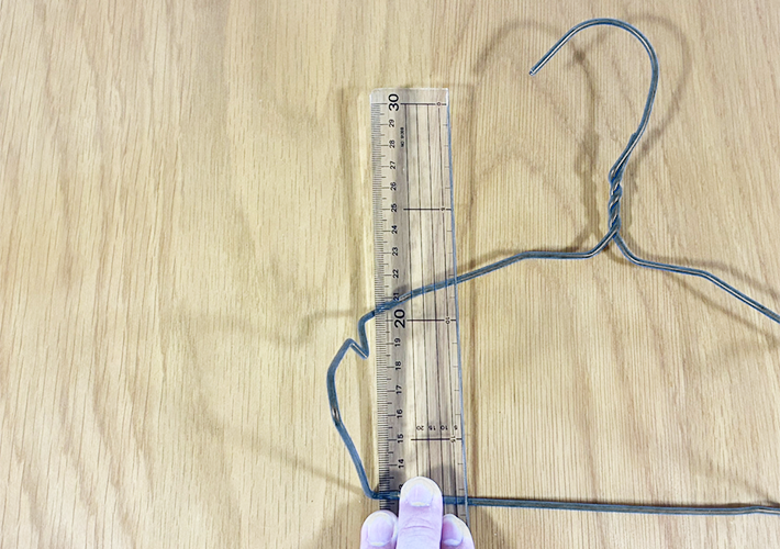 針金ハンガーの活用写真（撮影：grapeライフハック編集部）