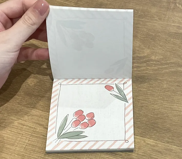 メモパッドの写真（撮影：grapeライフハック編集部）