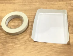 メモでラッピングボックスを作る写真（撮影：grapeライフハック編集部）