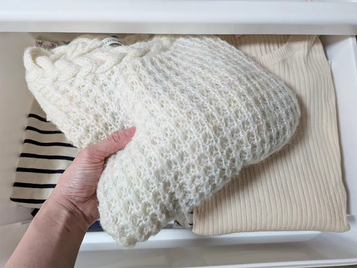 洋服の写真（撮影：grapeライフハック編集部）