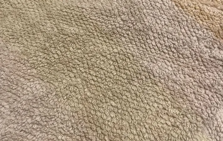 『タオルの表面』の写真（撮影：Heulie）