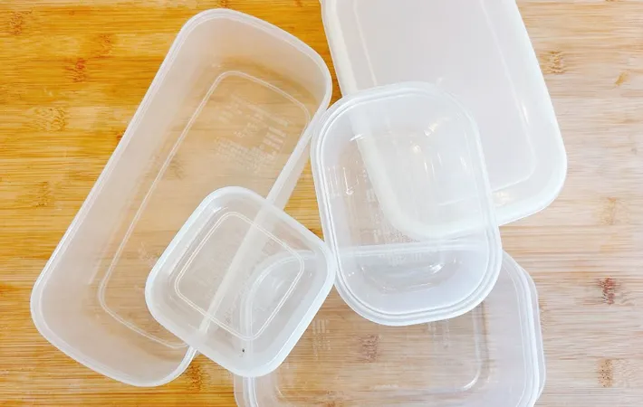 『古くなったタッパー』の写真（撮影：キジカク）