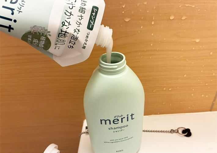 シャンプーの写真（撮影：grapeライフハック編集部）