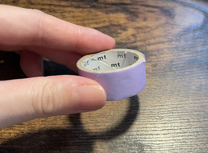 マスキングテープの写真（撮影：grapeライフハック編集部）