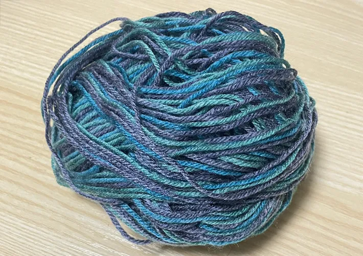 毛糸の写真（撮影：grapeライフハック編集部）